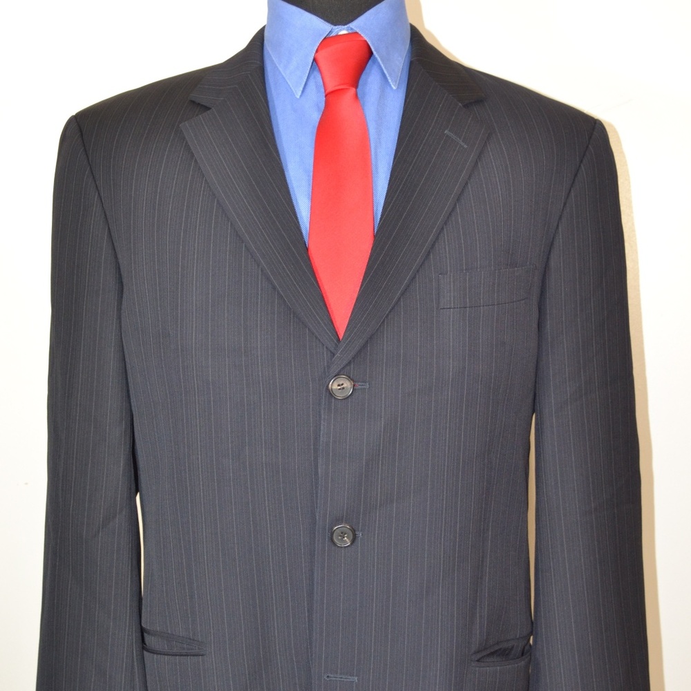 Hugo Boss 44L Sport Coat Blazer Suit Jacket - Picture 1 of 8